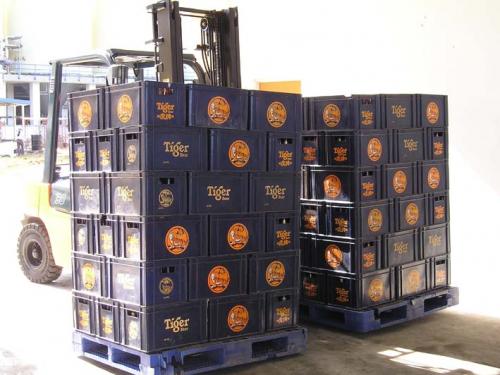 ใช้คู่ Sideshifter ในอุตสาหกรรมเครื่องดื่ม